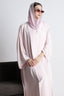 Baby Pink Kimono Abaya – Premium Korean Nida Soft Elegant Abaya